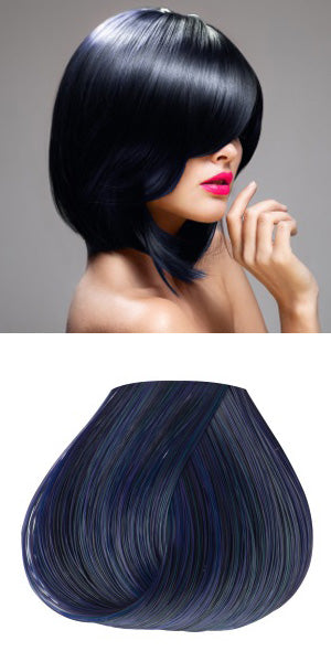 blue black hair dye
