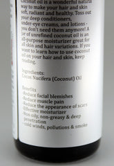 100% PURE ESSENTIAL OIL Coconut Oil 1floz/30ml