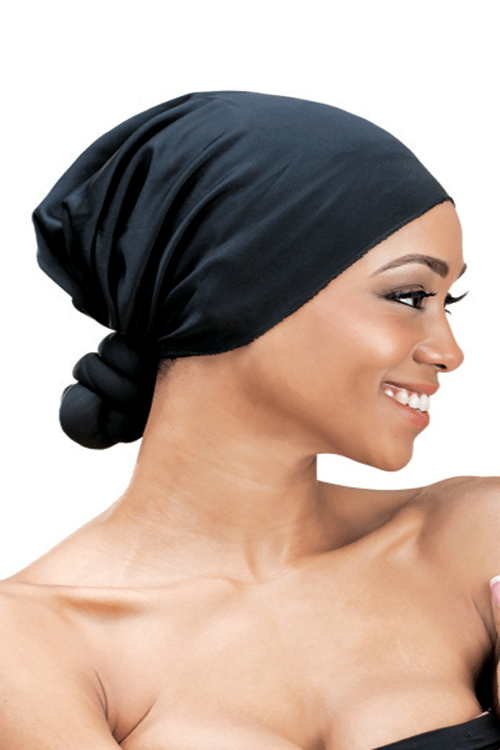 Handmade Knotted Head Wrap - 261/262 - BLK/White