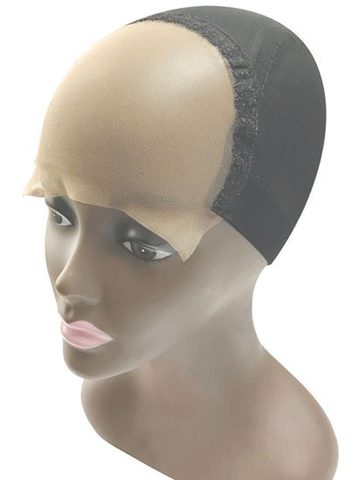 STRETCH MESH 4" X 4" Lace Top Wig Cap - 5063 BLK