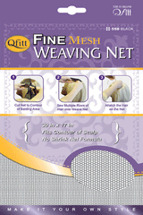 Fine/Wide Mesh Weaving Net - BLACK
