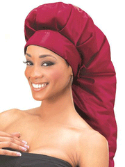 DUAL SIDED FABRIC Silky Padded Conditioning Braid Cap - 8002 ASSORT