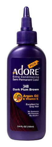 Adore Plus 348 Dark Plum Brown