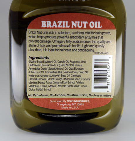 Premium Natural Hair Oil Brazil Nut 2.5 fl oz/75ml