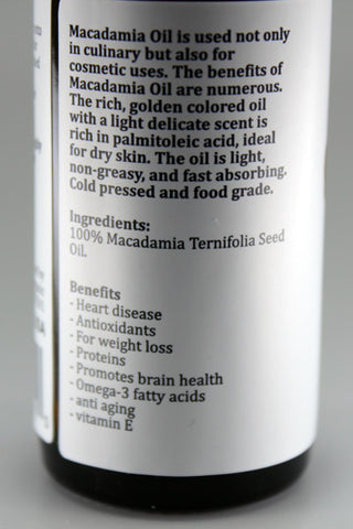 100% PURE ESSENTIAL OIL Macadamia 1floz/30ml