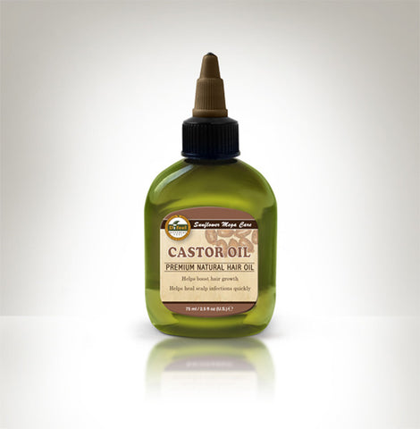 Premium Natural Hair Oil Castor 2.5 fl oz/75ml